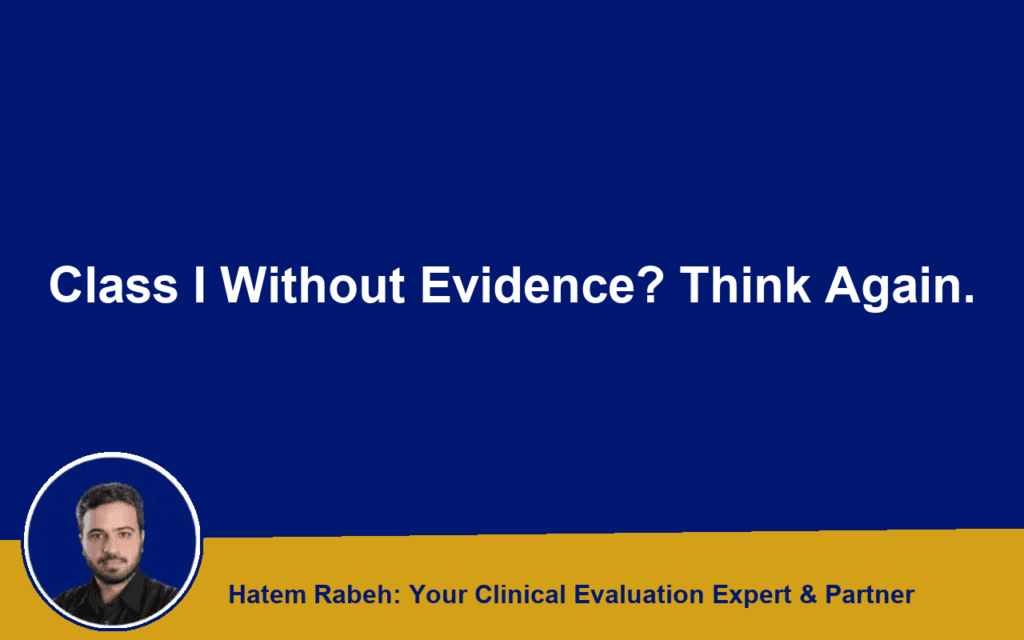 Class I Without Evidence? Think Again.