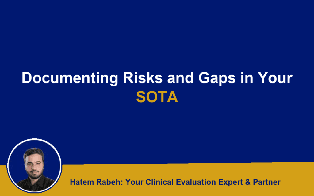 Documenting Risks and Gaps in Your SOTA