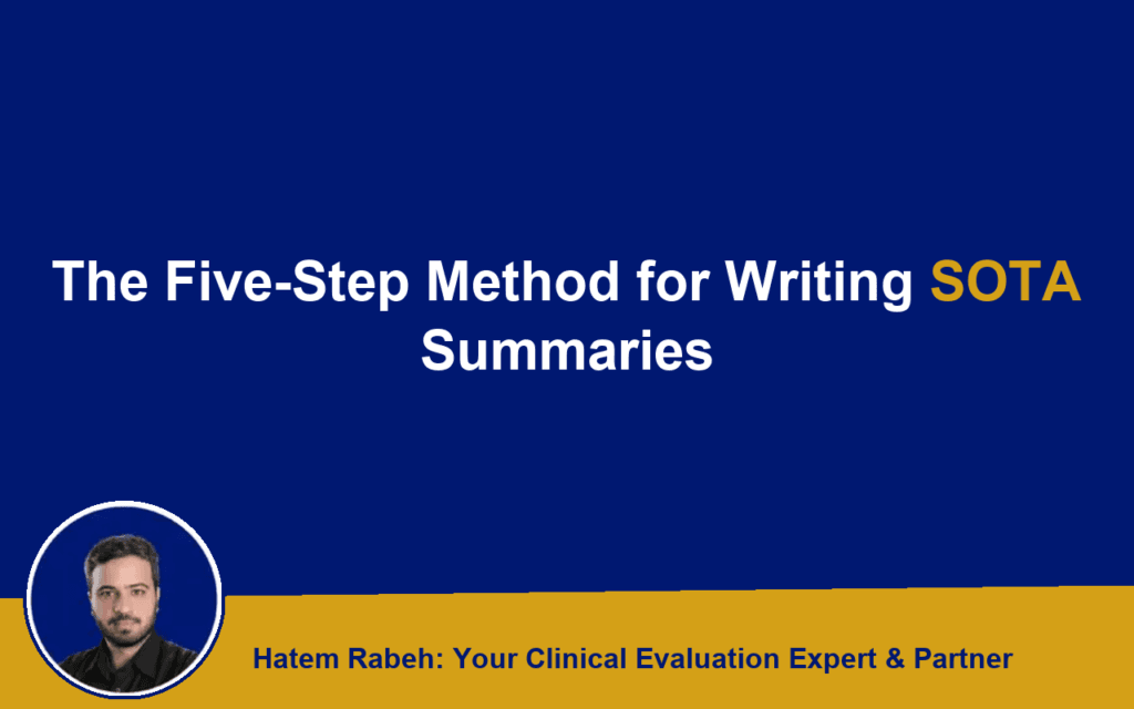 The Five-Step Method for Writing SOTA Summaries