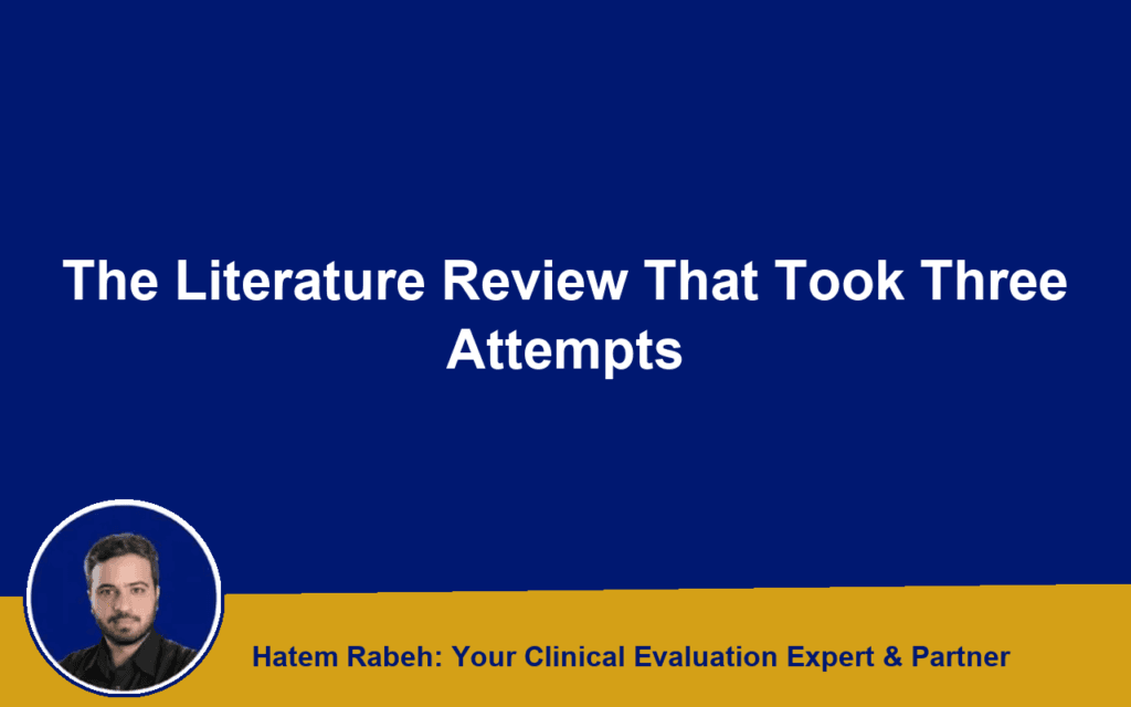 The Literature Review That Took Three Attempts