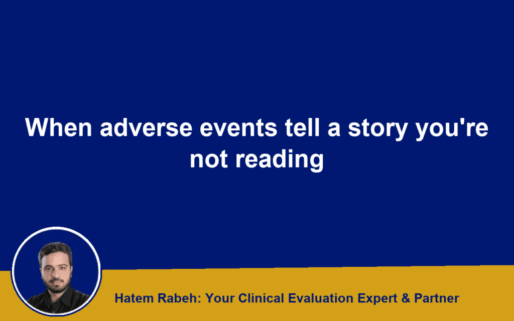 When adverse events tell a story you’re not reading