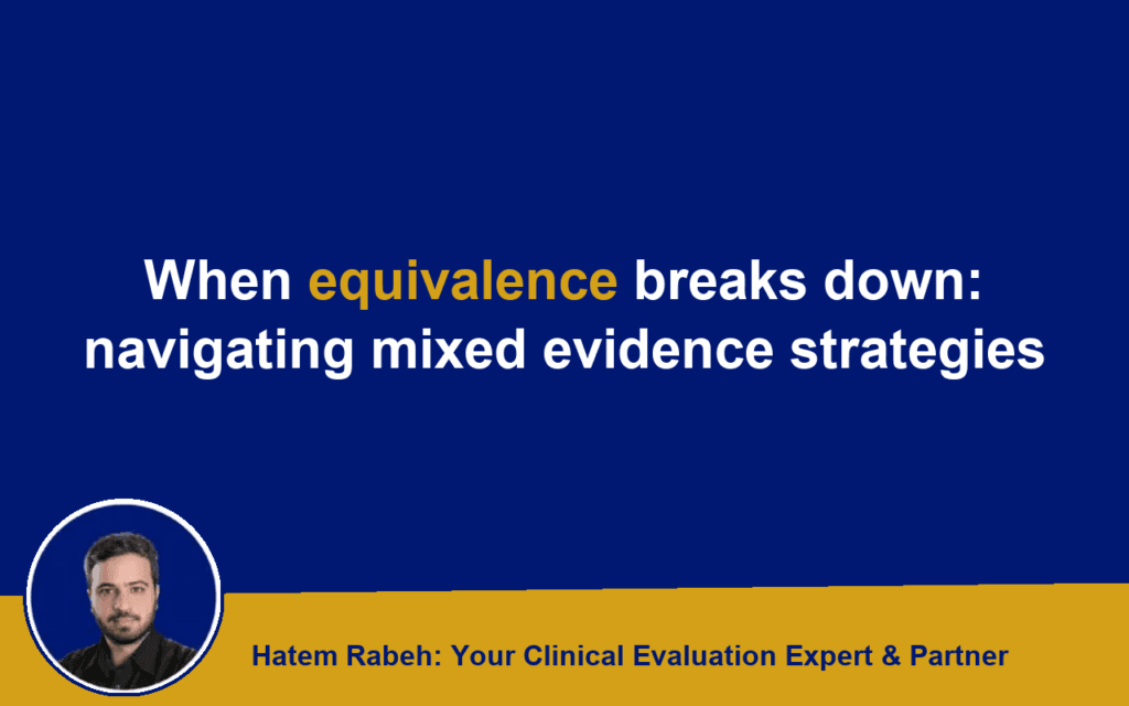 When equivalence breaks down: navigating mixed evidence strategies