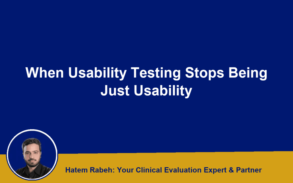 When Usability Testing Stops Being Just Usability