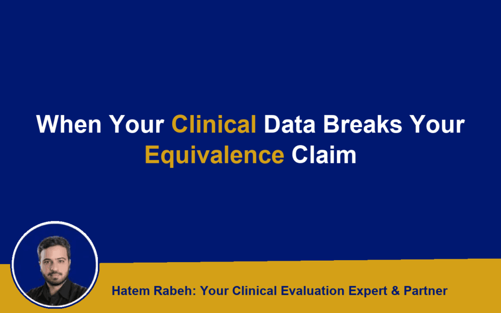 When Your Clinical Data Breaks Your Equivalence Claim