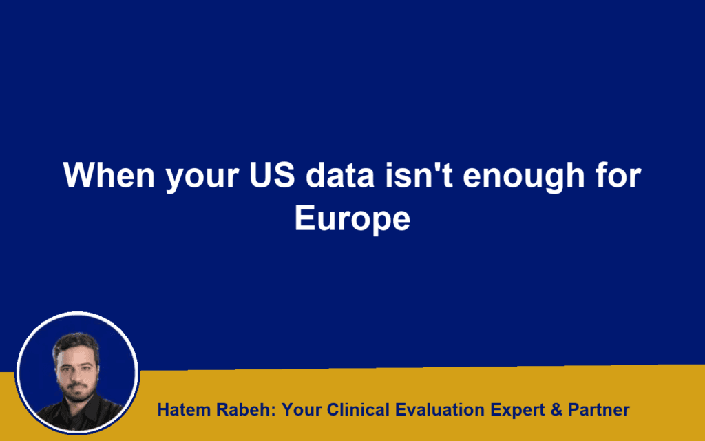 When your US data isn’t enough for Europe