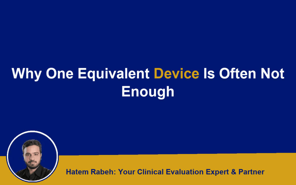 Why One Equivalent Device Is Often Not Enough