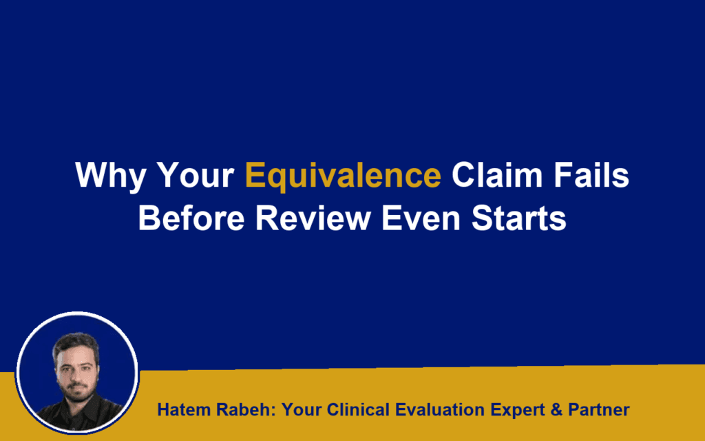 Why Your Equivalence Claim Fails Before Review Even Starts
