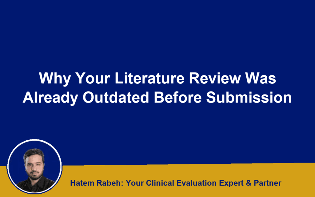 Why Your Literature Review Was Already Outdated Before Submission