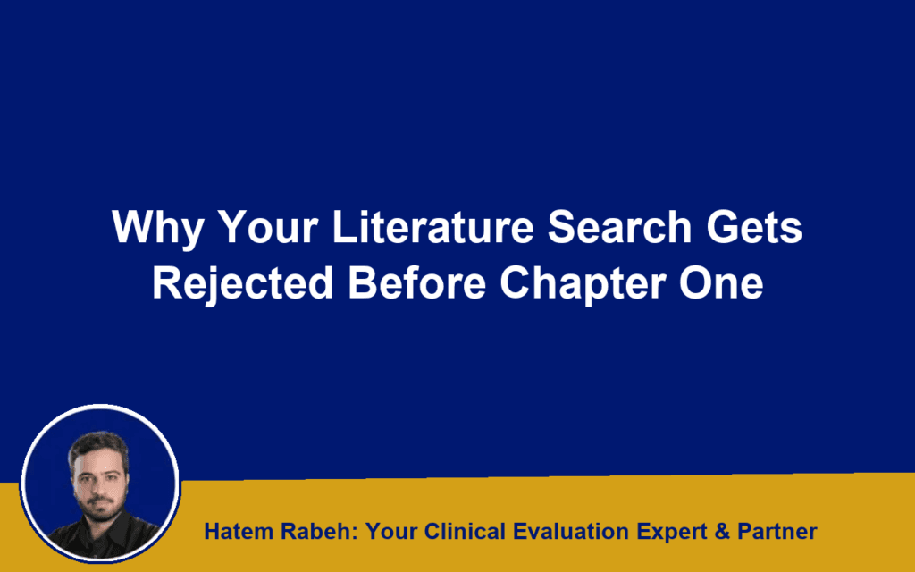 Why Your Literature Search Gets Rejected Before Chapter One