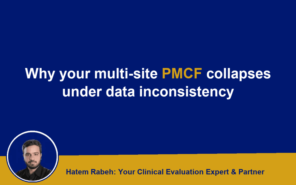 Why your multi-site PMCF collapses under data inconsistency