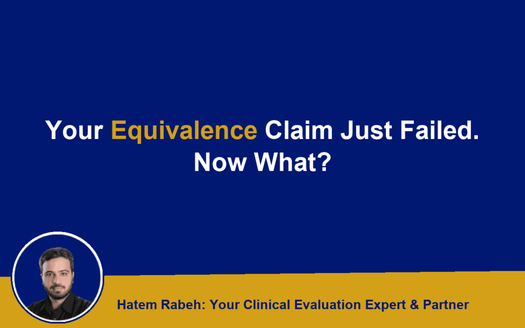 Your Equivalence Claim Just Failed. Now What?
