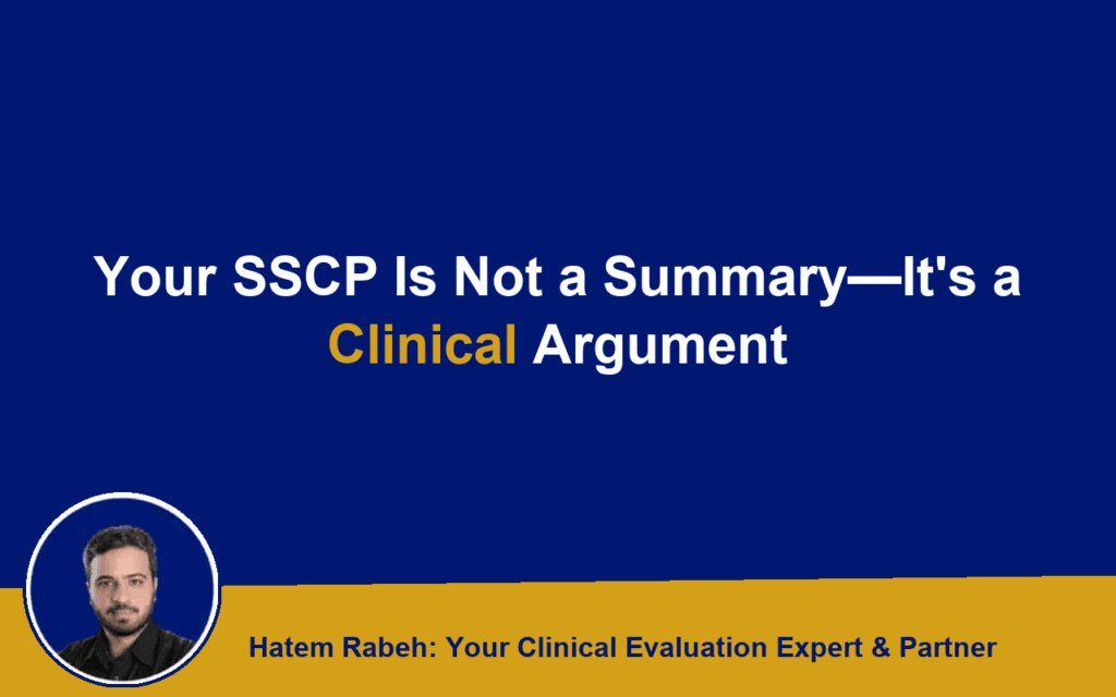 Your SSCP Is Not a Summary: It’s a Clinical Argument